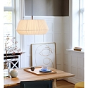 Pendant luminaire DICTE 53, E27, white