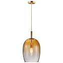 Pendant luminaire UMA 23, E27, amber