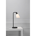 Table lamp MOLLI, E14, black/opal