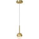 Nordlux Pendant luminaire CONTINA, G9, opal, brass