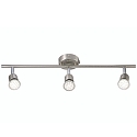 Nordlux LED Spot track AVENUE LED, 3 flames, GU10, IP20, brushed steel