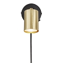 Nordlux wall luminaire EXPLORE GU10 IP20, brushed brass, black matt 