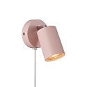 Wandleuchte EXPLORE, GU10, IP20, staubrosa