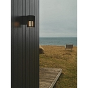 outdoor wall luminaire ALUDRA E27 IP54, seaside black dimmable