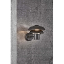 Outdoor Wall luminaire KURNOS 20, E14, IP54, black
