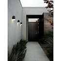 Outdoor Wall luminaire HEKA, E27, IP44, black