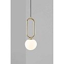 design for the people by Nordlux Pendant luminaire SHAPES 27, E27, brass
