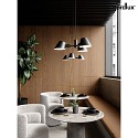 design for the people by Nordlux Pendant luminaire STAY, 3 flames, E27, black