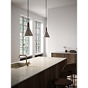 Pendelleuchte NORI 18, E27, Stahl geb�rstet