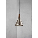Pendelleuchte NORI 18, E27, Stahl geb�rstet