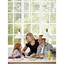 design for the people by Nordlux Pendant luminaire NORI 27, E27, white