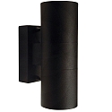 Au�enwandleuchte TIN DOUBLE, IP54, Up/Down, 2x GU10 max. 35W, Schwarz