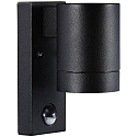 Au�enwandleuchte TIN MAXI, mit Sensor, GU10, IP54, schwarz