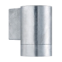 Nordlux outdoor wall luminaire TIN MAXI GU10 IP54, mat, galvanised 