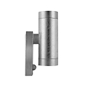 Nordlux Outdoor Wandleuchte TIN MAXI DOUBLE SENSOR, GU10, IP54, IK05, mit PIR-Sensor, dimmbar, verzinkt