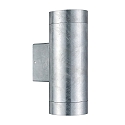 outdoor wall luminaire TIN MAXI DOUBLE GU10 IP54, mat, galvanised 