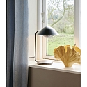 table lamp FREYA E14 IP20, black matt 