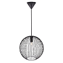 Nordlux pendant luminaire BERONI 35 round E27 IP20, black dimmable