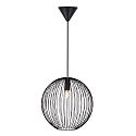 Nordlux pendant luminaire BERONI 35 round E27 IP20, black dimmable