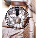 Nordlux pendant luminaire BERONI 35 round E27 IP20, black dimmable