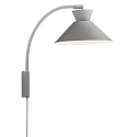 Nordlux wall luminaire DIAL E27 IP20, grey 