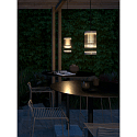 Nordlux outdoor pendant luminaire COUPAR with diffuser E27 IP33, mat, sand coloured dimmable