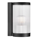 outdoor wall luminaire COUPAR with diffuser E27 IP54, black matt dimmable