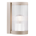 outdoor wall luminaire COUPAR with diffuser E27 IP54, mat, sand coloured dimmable