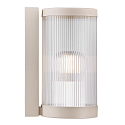 Nordlux outdoor wall luminaire COUPAR with diffuser E27 IP54, mat, sand coloured dimmable