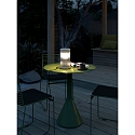 outdoor table luminaire COUPAR E27 IP54, sand coloured 