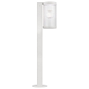 outdoor floor lamp COUPAR with diffuser E27 IP54, white matt dimmable