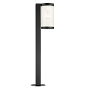 Nordlux outdoor floor lamp COUPAR with diffuser E27 IP54, black matt dimmable
