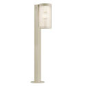 outdoor floor lamp COUPAR with diffuser E27 IP54, mat, sand coloured dimmable