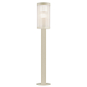 Nordlux outdoor floor lamp COUPAR with diffuser E27 IP54, mat, sand coloured dimmable