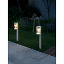 Nordlux outdoor floor lamp COUPAR with diffuser E27 IP54, mat, sand coloured dimmable