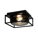 outdoor ceiling luminaire GRIFFIN E27 IP44, smoky colour 