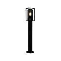 bollard lamp GRIFFIN E27 IP44, smoky colour 