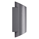 Nordlux Au�enwand-Strahler NICO ROUND 22, zylindrisch, IP54, Up/Down, 2x GU10, Aluminium / Glas, anthrazit