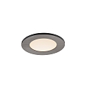 Nordlux downlight LEONIS set of 1 IP65, brushed nickel 