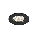 Nordlux LED Einbaustrahler FREMONT, 3er Set, 36�, 4,5W, 2700K, 345lm, IP65, dimmmbar, schwarz