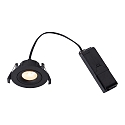downlight ALIKI IP44, black matt dimmable
