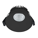 LED Einbaustrahler ALBRIC, 38�, 8W, 2700K, IP44, dimmmbar, schwarz