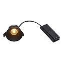LED Einbaustrahler ALBRIC, 38�, 8W, 2700K, IP44, dimmmbar, schwarz
