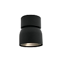 ceiling luminaire PITCHER GU10 IP20, black dimmable