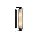 wall luminaire NIMAL E14 IP44, black dimmable