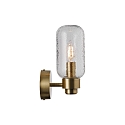 Nordlux wall luminaire TUTAN E14 IP44, brass dimmable