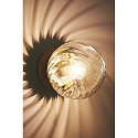Nordlux wall luminaire CHISELL E14 IP20, clear, mat, brass 
