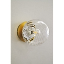 Nordlux wall luminaire CHISELL E14 IP20, clear, mat, brass 