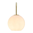 Nordlux wall luminaire FRANCA E14 IP20, glossy, brass, white 