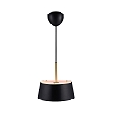 Nordlux pendant luminaire CLASI 30 E14 IP20, black matt dimmable